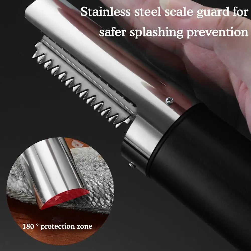 Portable Electric Fish Scraper Waterproof USB