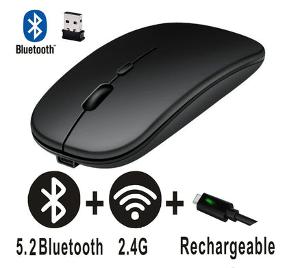 Wireless Dual-Mode RGB Rechargeable Mouse