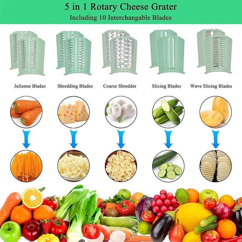 5 in 1 Electric Vegetable Cutter