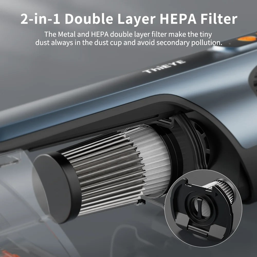 10000PA Handheld Vacuum Cleaner Rechargeable Portable