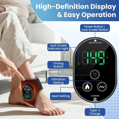 Electric Foot Massager Vibration Relaxation Ankle