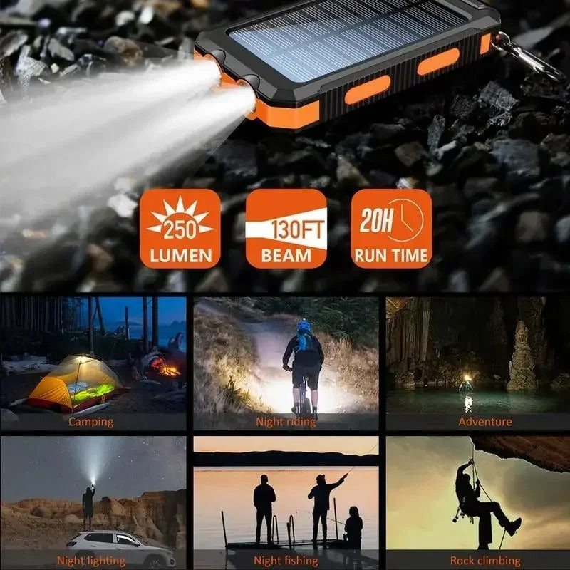 4-in-1 Solar Power Bank 10000mAh -