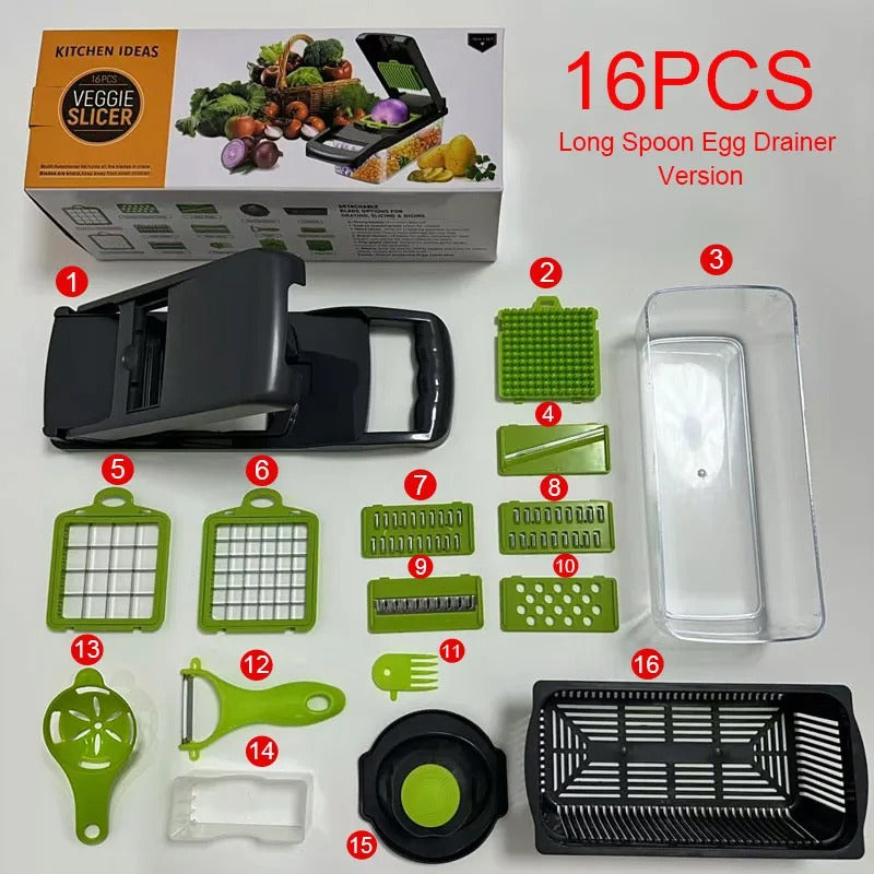 16 IN 1 Multifunctional Vegetable Chopper